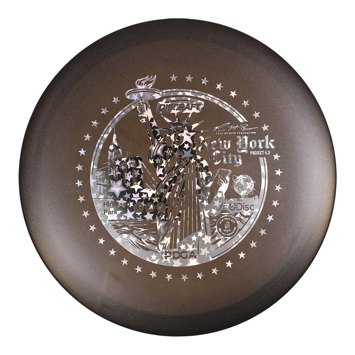 NYC Black/Smoke ESP Shimmer Buzzz – Paul McBeth Foundation NYC Black/Smoke ESP Shimmer Buzzz – Paul McBeth Foundation